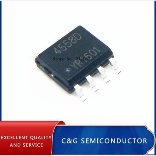 100pcs 4558D JRC4558D SOP8