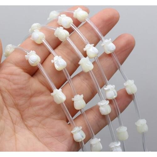 4Pcs/8Pcs/15Pcs Wholesale Natural Seawater Shell Loose Beads For Jewelry Making DIY Necklace Bracelet Earrings Ring Accessory