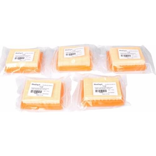 5 X PAPER AIR FILTER FOR ST. TRIMMER FS120 FS200 FS250 FS350 FS450 etc. STRIMMER BRUSHCUTTER AIR CLEANER REPL # 4134 141 0300