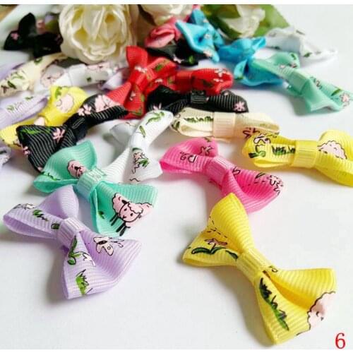 50pcs/lot Ribbon Bow Home Wedding Party Ribbon Cake Clothing Decoration Scrapbooking for DIY Crafts Supplies