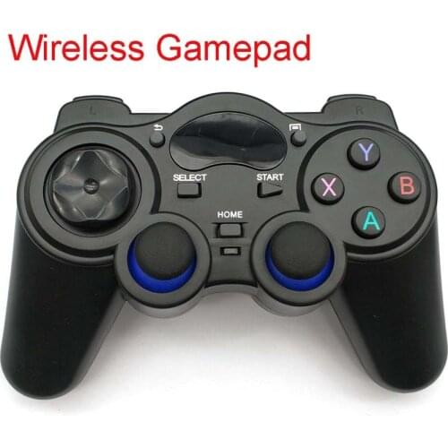 Wireless Gaming Joypad Controller 2.4GHz Gamepad With Micro USB OTG Converter Adapter For Android Tablets PC TV Box