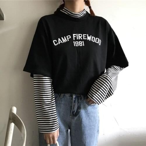 CBUCYI Womens Striped T-shirts