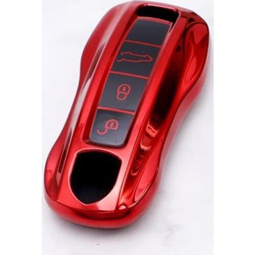 For Porsche new Cayenne macan Panamera 718/911 Car Key Case Cover Shell Bag
