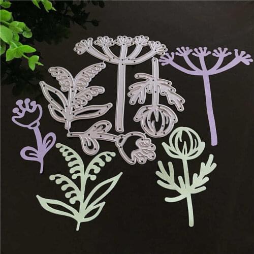 Flower tree pattern metal steel cut dies DIY Scrapbook Album Paper Card Cutting Dies Stencil for card Crafts new hot