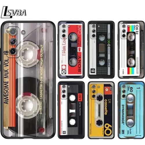 Classical Old Cassette for Samsung S20 FE Ultra Plus A91 A81 A71 A51 A41 A31 A21 A11 A12 A72 A52 A42 A32 A12 Phone Case