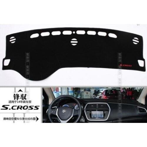 Dashboard mat Avoid light pad Instrument platform desk cover Mats used for suzuki sx4 S CROSS s.cross