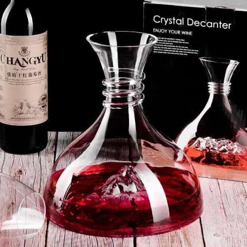 Creative iceberg decanter ice decanter lead-free crystal glass red wine wine decanter high-end gifts