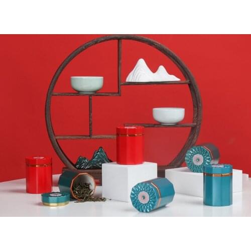 Tea Storage Container Small Portable Mini Black Tea Sealed Storage Tank Loose Tea Coffee Spice Empty Jar