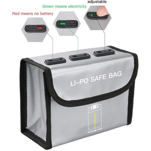 Markable Battery Bag for DJI Mini 2 Accessories Explosion-Proof LiPo Safe Bag Storage Protective Fireproof Case Mavic Mini Parts