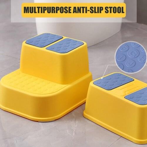 Multi-Function Step Stool Anti-Slip Thicken Footstool Single/Double Layers Stool for Kids Children Health99