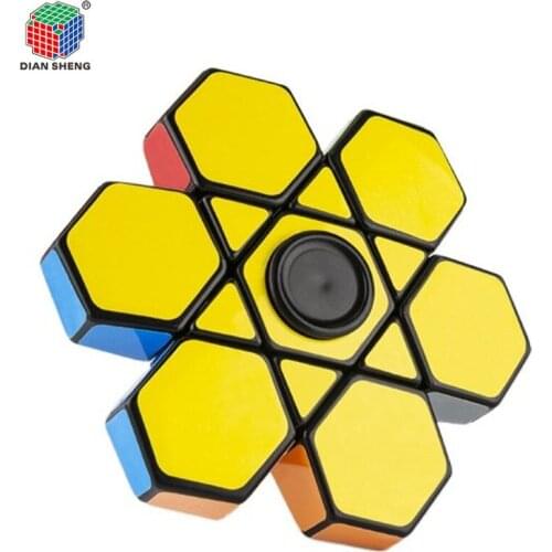 New Original DianSheng Spinner Cube 1x3x3 Speed Magic Puzzle Fingertip Cubo Magico Games Educational Learning Toys For Children