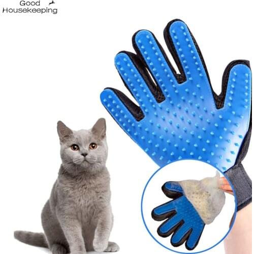 Cat grooming glove for cats wool glove Pet Hair Deshedding Brush Comb Glove For Pet Dog Cleaning Massage Glove For Animal Sale