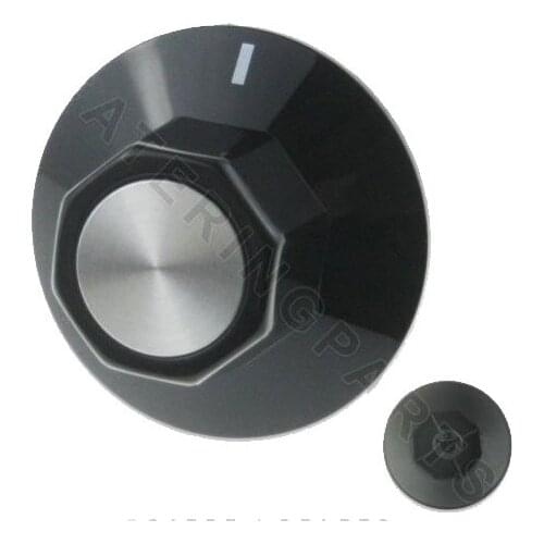 KN06 EGO 524808 BLANK PLASTIC CONTROL KNOB 50mm DIA FOR 6mm EGO SIMMER-STATS