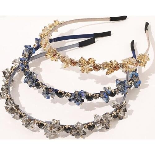 Luxury Designer Hair Bands For Women Craytal Head Band Fashion Headband Girls Headwear Hair Bands Hair Jewelry Hair Accessories