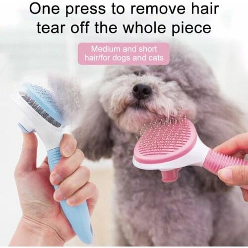 Pet Hair Comb Brush Dogs Grooming Cats Brush Deshedding Hair Finishing Trim Tool Cats Pet Supplies Accessories