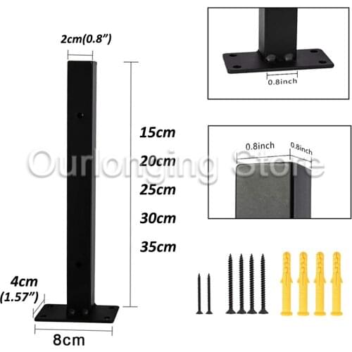 Heavy Duty Industrial Iron Pipe Shelf Brackets Rustic Pipe Shelving Brackets Black Wall Mounted Vintage Furniture Decorations