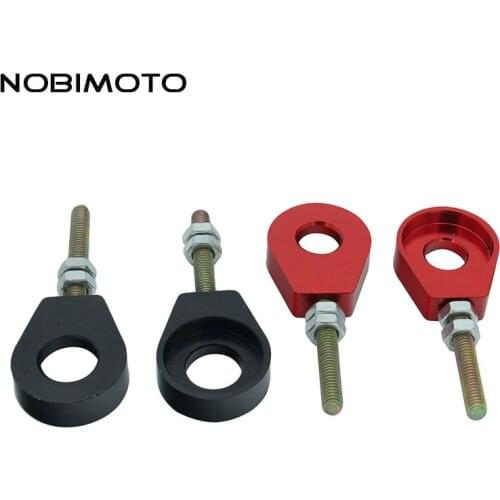 Pit Dirt Bike 12/15mm Alex Motorbike Alex Motorbike Wheel Chain Tensioner Adjuster Alloy Fit for ATV Pro Trail Dirt Bike CNC-176