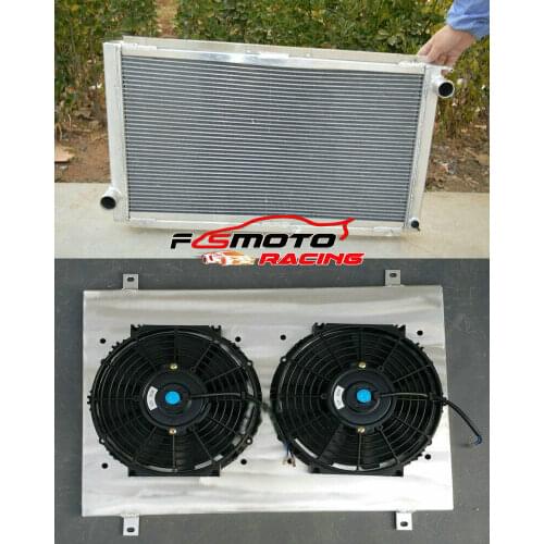 42MM Aluminum Radiator for Subaru Impreza WRX GC8 STI 2.0L 1992-2000 Manual + Fans