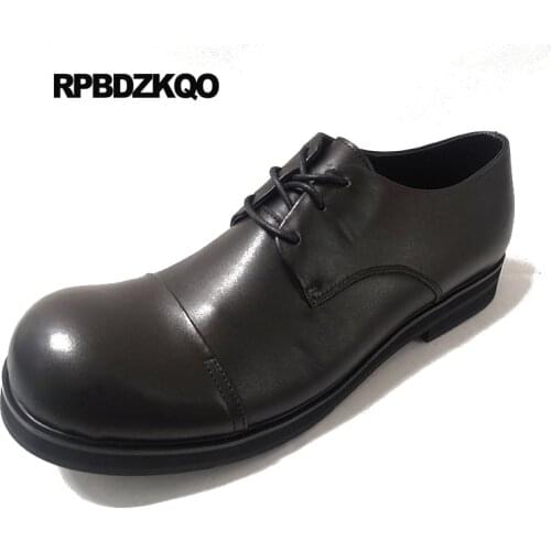 46 european fashion designer shoes men high quality deluxe lace up Italy 11 casual 2019 italian oxfords black runway big size