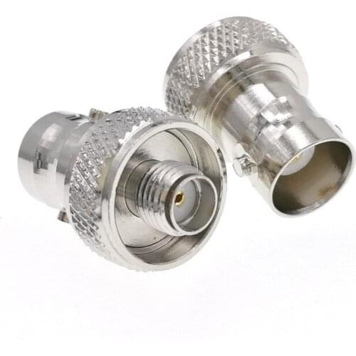50pcs SMA To BNC SMA-F To BNC-F Adapter For Wouxun Kenwood
