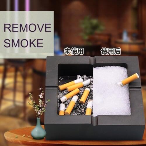 Adsorption Soot Air Freshener Remove Ashtray Smell Eliminate Smoke Clean Smoke Sheet Cigarette Accessories Smell Proof Container