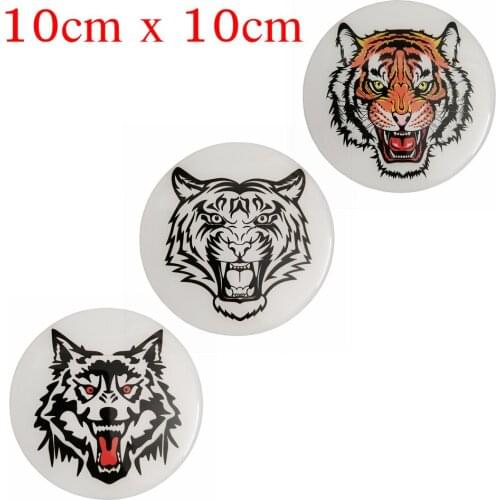 Animal Tiger Wolf Car Stickers Decoration Accessories For Toyota Kia Lada Ford PEUGEOT RENAULT MAZDA 3 NISSAN Hyundai Subaru BMW
