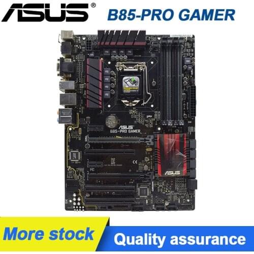Asus B85-PRO GAMER Desktop Motherboard Intel B85 LGA 1150 i7 i5 i3 DDR3 32G SATA3 USB3.0 ATX Used Motherbaord