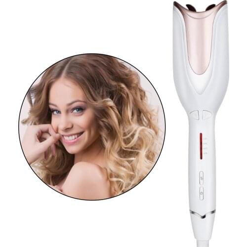 Anti-scalded Automatic Hair Curler Portable Curling Iron Auto Power Off Home Travel Waves Long Dry Hair Curling Wand