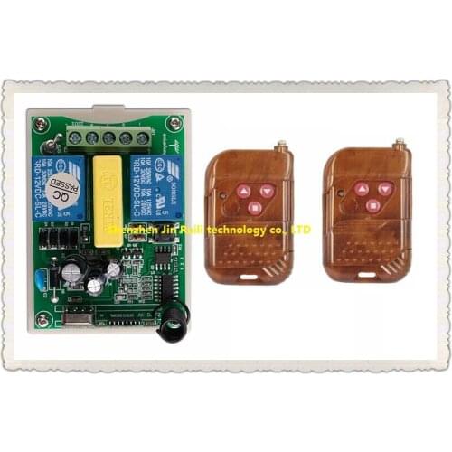 AC 220V Wireless Remote Control Switch 1 * receiver + 2* transmitter Tubular motor forward and reverse