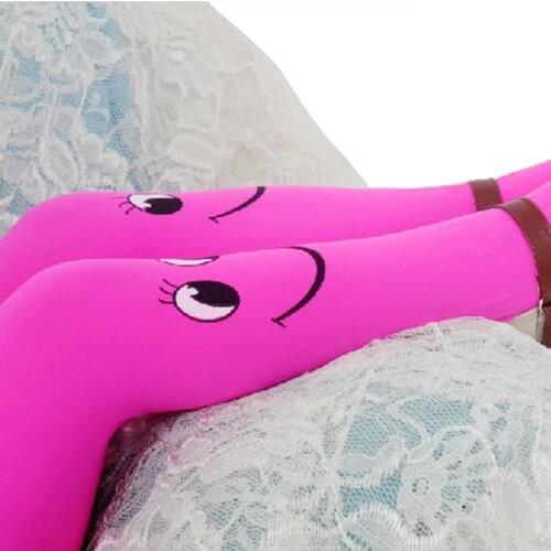4-9 Years Kids children smiley Tights & Stockings cartoon Spring/autumn Pantyhose Girls Dance for Kids new year gift