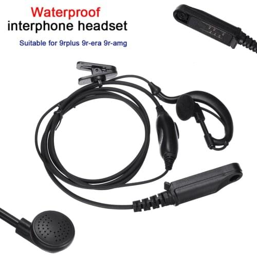 For Baofeng UV-9R Plus BF-A58 Walkie Talkie 1pc 120cm 2db PTT MIC Headset Covert Acoustic Tube In-ear Earpiece Waterproof Mayitr