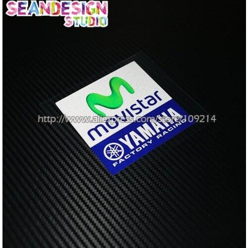 For YAMAHA Team movistar R1 R6 R3 Motorcycle Motor Bike Motocross Decal Sticker Waterproof M06