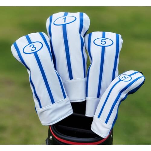 Golf Club #1 #3 #5 Wood Headcovers kobe Driver Fairway Woods cover PU Leather Head Covers Set Protector Golf Accessories