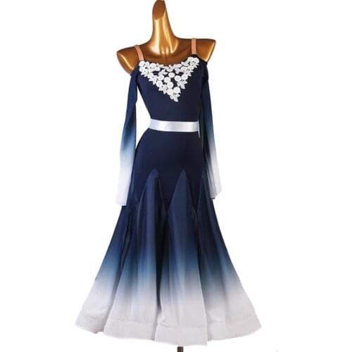 Custom Made Ballroom Dance Dresses Costume Waltz Dress Rumba Standard Smooth Dance Dresses