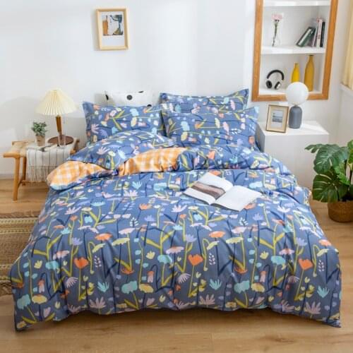 Classic Bedding Set Quilt Covers and Pillowcases Duvet Cover Sets Flower King Queen Double Single Full Size Bed Linens