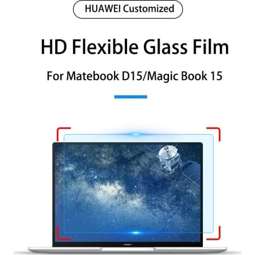 KPAN HD Huawei 2020 MateBook 15 honor magic book 15 Flexible Tempered Glass Film Laptop Screen Protector 0.2MM Anti-fingerprint