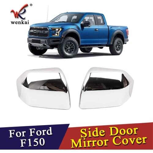 ABS Chrome Side Door Mirror Cover For Ford F150 2015-2019 Rearview Mirror Cover Auto Accessories