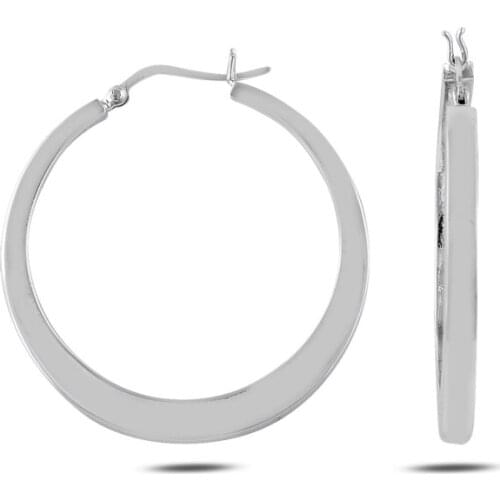 KUTAYDAN Hollow Ring Earrings 925 Sterling Silver