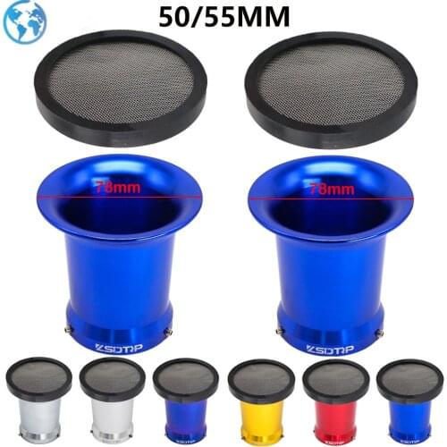 ALCON-Motorcycle Carburetor Air Filter Wind Horn Cup With Mesh For Keihin OKO KOSO MIKUNI PWK 21/24/26/28/30/32/34mm PE28 PE30