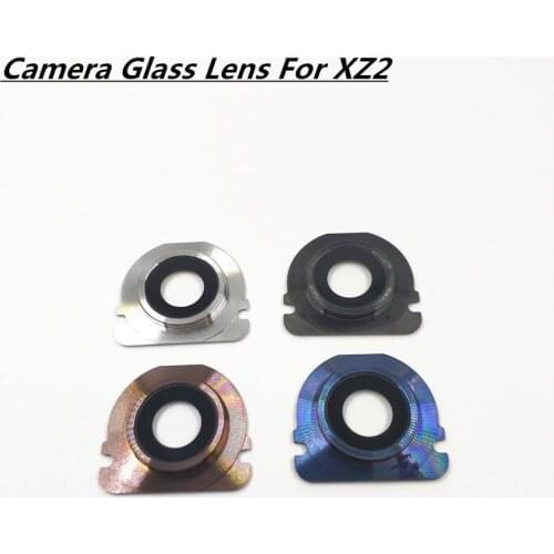 Original Back Camera Glass Lens For Sony Xperia XZ2 H8216 H8266 H8276 H8296 Rear Camera Glass Circle Cover And frame