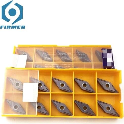 Original Inserts 10pcs Carbide Inserts VNMG160404/08 VP15TF Metal Cutter Lathe Turning Tool Cutter