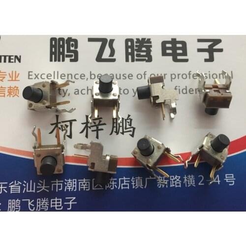 Original new 100% TL1105XF160R touch switch 6*6*7 with bracket side insert 2pin key