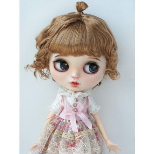 JD375 Fashion Wave Synthetic Mohair wig size 10-11 BJD Doll Wigs Doll Accessories on Sale