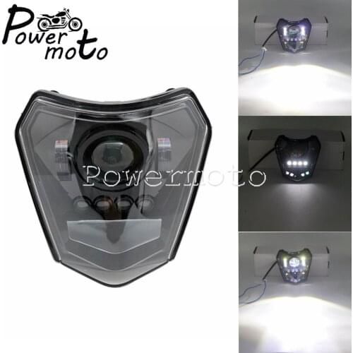 Supermoto 12V Front Running Light For XC-W EXC EXC-F Six Days 250 300 350 500 690 SMCR 2014-2020 LED Replacement Headlight