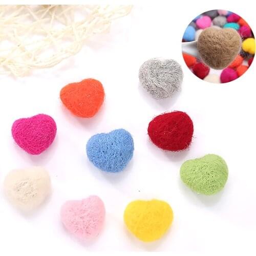 Wool Felt Balls Handmade DIY Crafts Accessories 3cm Colorful Wool Ball Decorations Baby Kids Room Decoration Home Decor Pompom