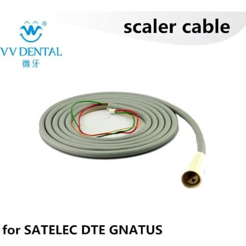 Dental scaler cable scaler cord for SATELEC WOODPECKER dental chair handpiece Compatible with DTE/BONART