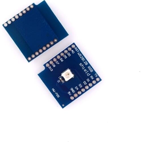 RGB LED Module For D1 Mini WS2812 5050 RGB Built-in LED 1 Colorful LED Module For WAVGAT d1 Mini ESP8266