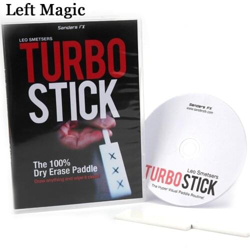 Turbo Stick (Gimmick+DVD) - Magic Tricks close-up street professional magic props for magician Accessories 82158