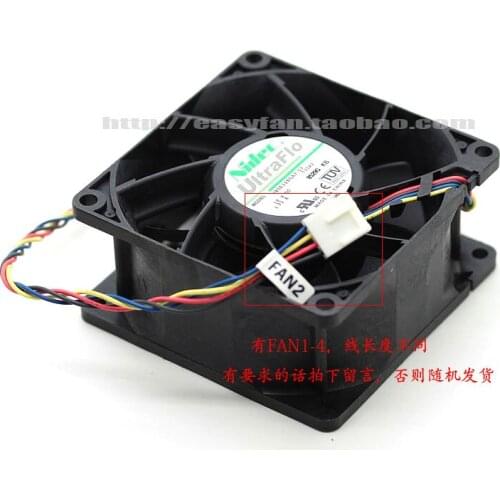 Nidec V80E12BGA7-07 T35A2 DC 12V 1.73A 80x80x38mm Server Cooling Fan
