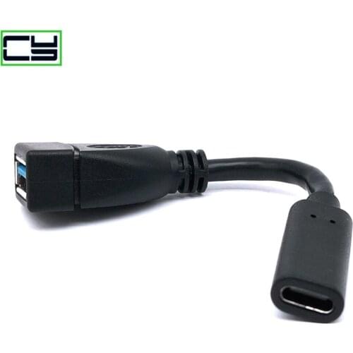 1PCS 10cm high speed USB C USB 3.1 Type C female to USB 3.0 A female adapter converter charging cable 5gbps data transmission